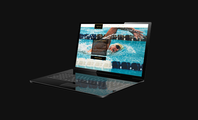 Laptop screenshot of dolphin website