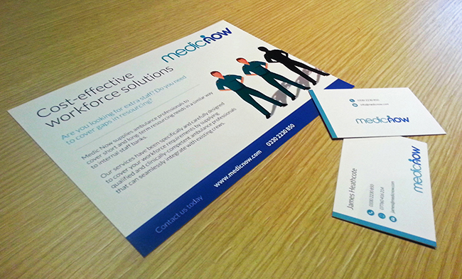 Collection of print items showing custom graphics produced by CCD